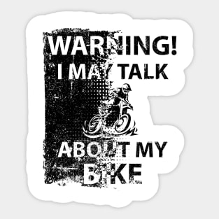 Motocross Biker Freestyle Stunt Sticker